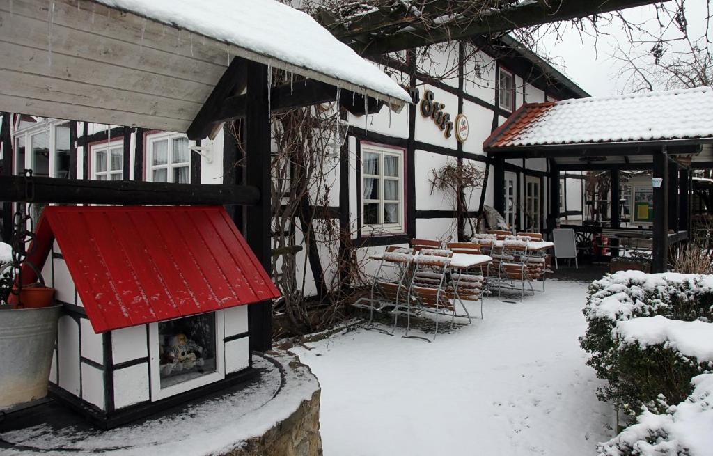 Hotel Cafe Am Stift Хессиш-Ольдендорф Экстерьер фото